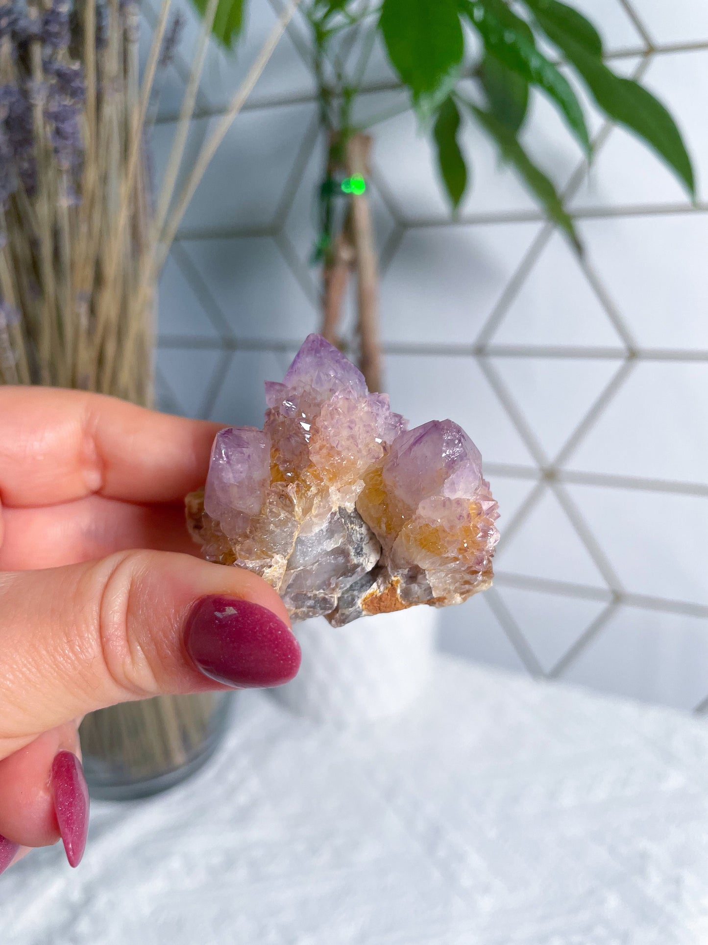Lavender Spirit Quartz - EXACT Crystal - Mini Spirit Quartz - Spirit Quartz - Spiritual Evolution - Connection - Third Eye - G52