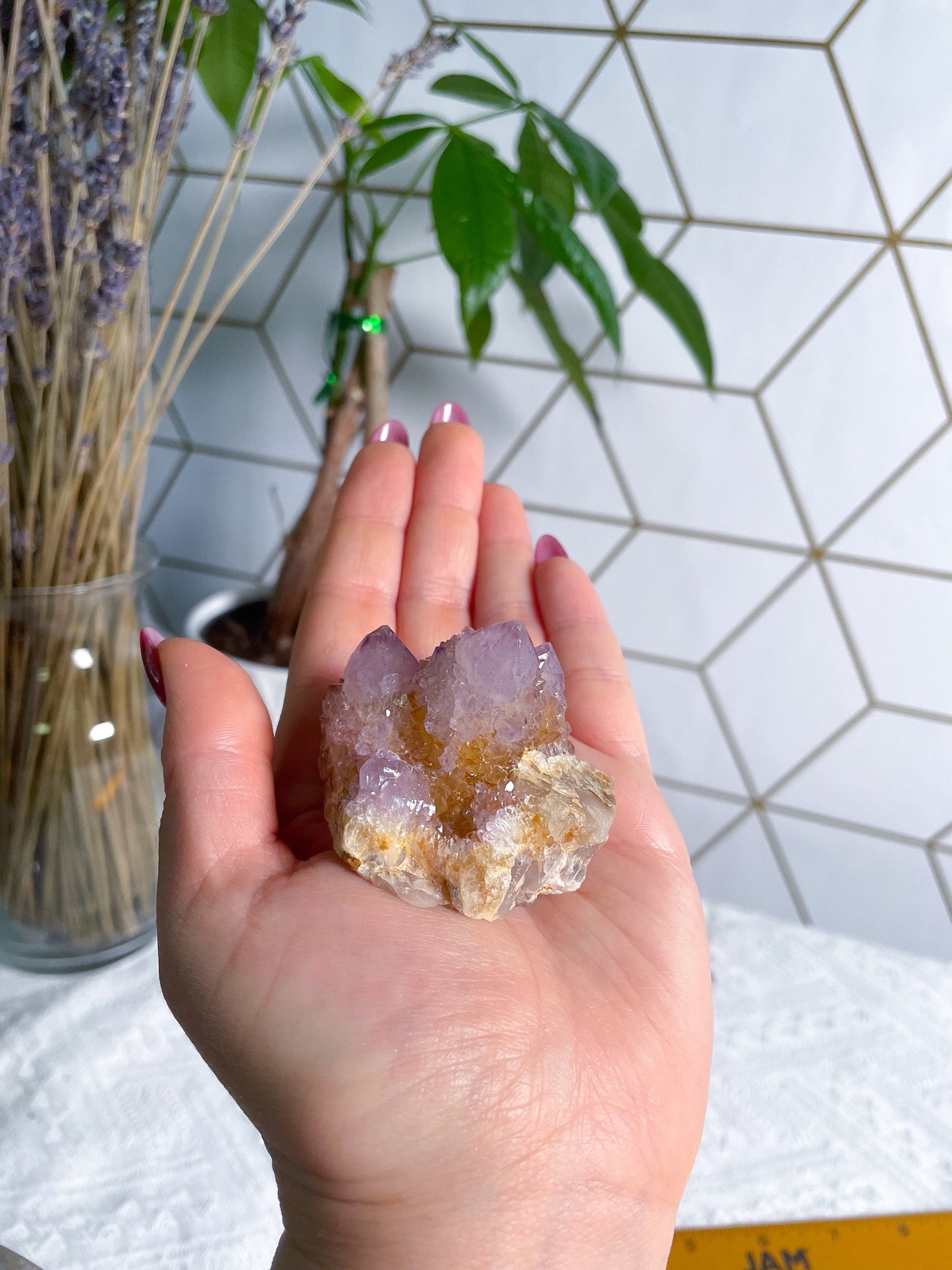 Lavender Spirit Quartz - EXACT Crystal - Mini Spirit Quartz - Spirit Quartz - Spiritual Evolution - Connection - Third Eye - G52