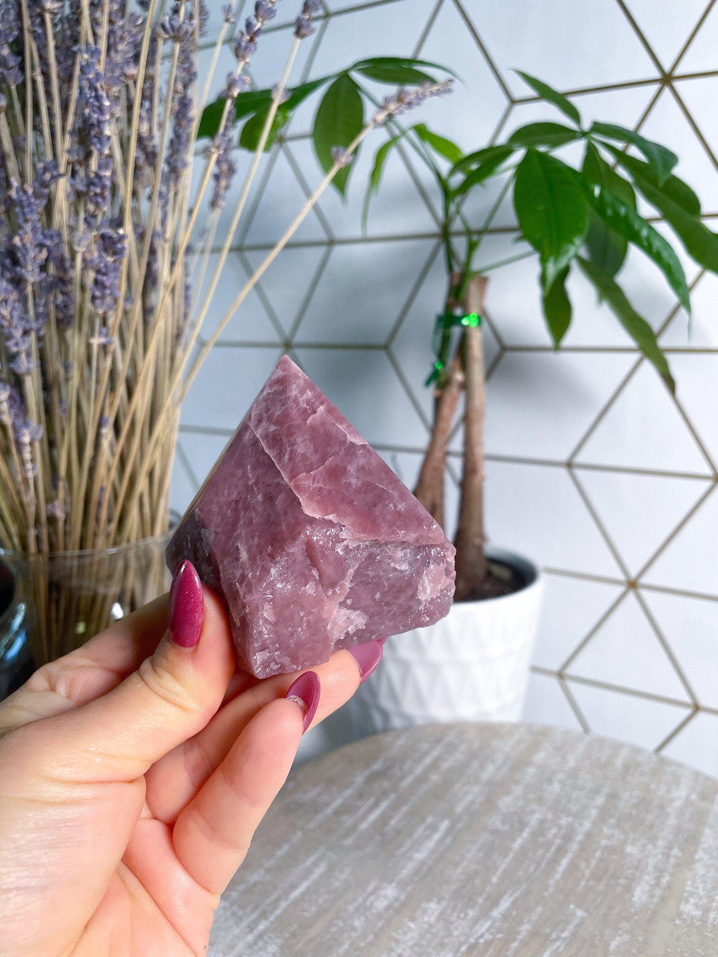 RARE Strawberry Quartz - Get This Exact Crystal - Polished Tops - PICK Your Crystals - Top Polish Point -Top Polished Quartz -Self LOVE -G41