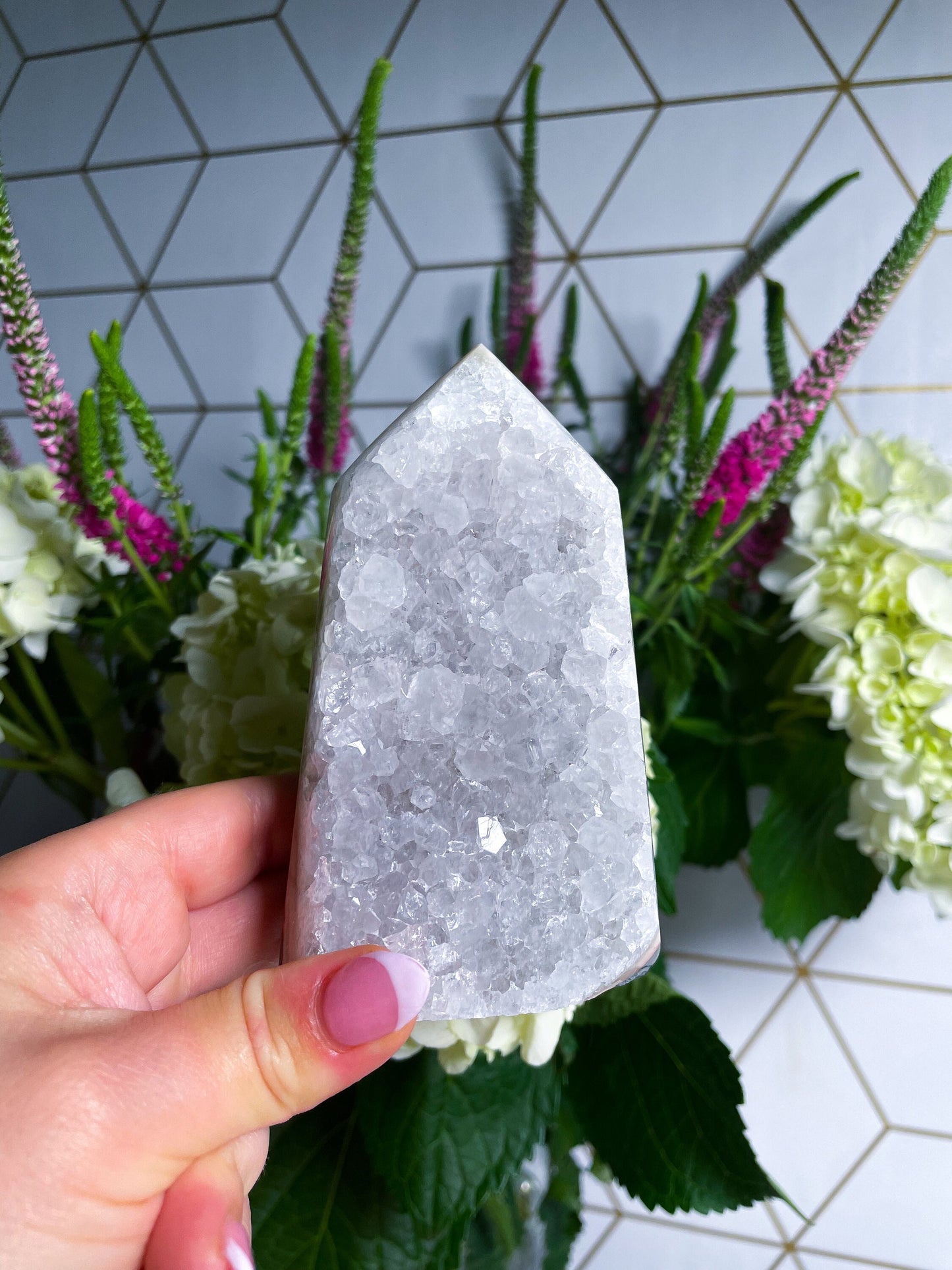 Rainbow Amethyst - Druzy Quartz - Druzy Amethyst Cluster - Crystals Druzy Cluster - Druzy Cluster -Druzy Crystal - Pretty Crystals - R61