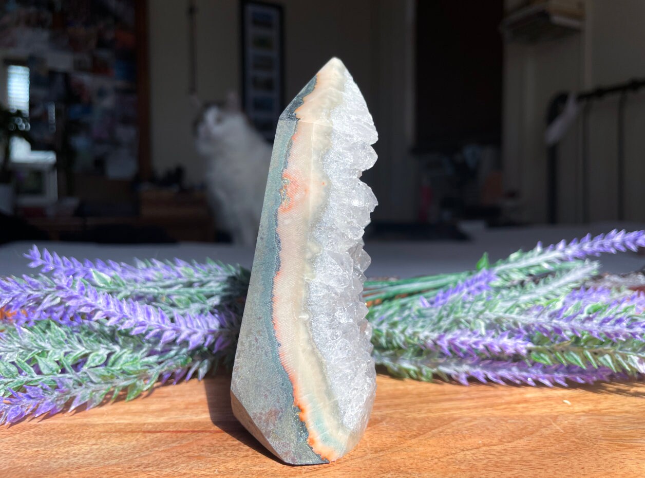 Rainbow Amethyst - Druzy Quartz - Druzy Amethyst Cluster - Crystals Druzy Cluster - Druzy Cluster -Druzy Crystal - Pretty Crystals - R61